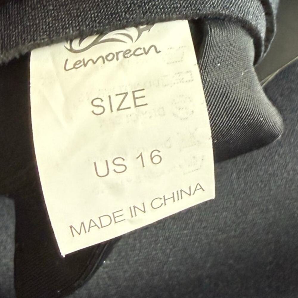 Lemorecn Mens Wetsuit Jumpsuit - Size 16 - Black & Blue - Picture 2 of 7